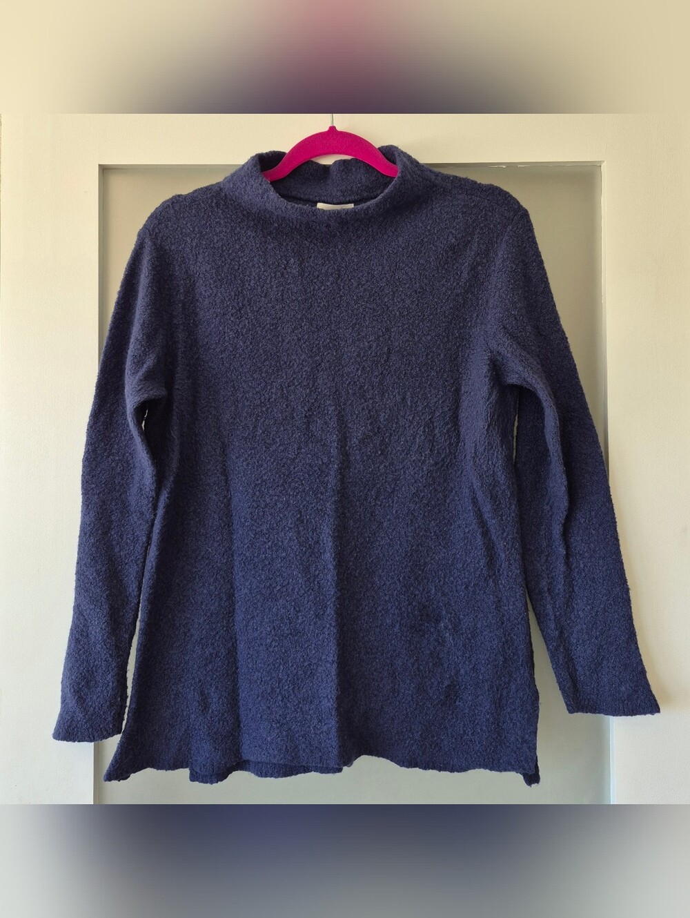 Old Navy Navy Mock Neck Knit Sweater